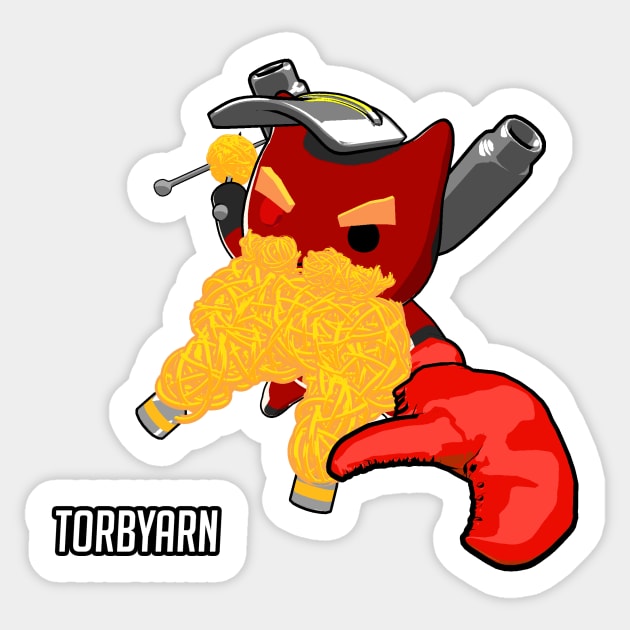 Torbyarn - Katsuwatch Sticker by dillongoo